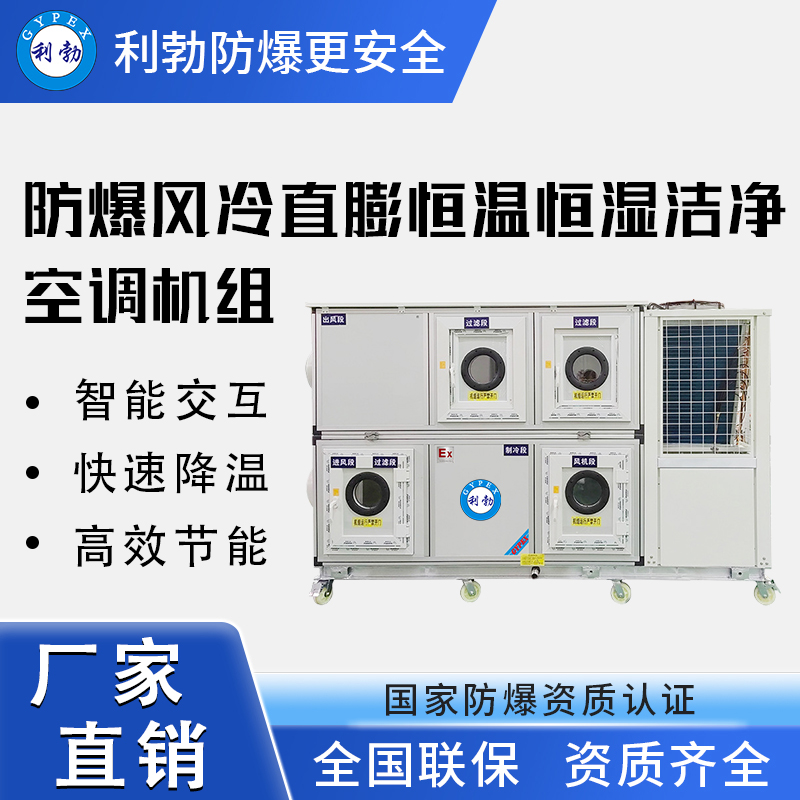 防爆风冷直膨恒温恒湿洁净空调机组40匹